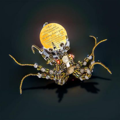 Desktrim™ | Galactic Kraken 3D Metal Steampunk Puzzle