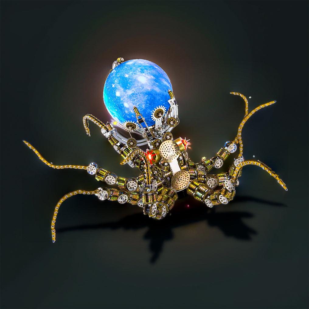 Desktrim™ | Galactic Kraken 3D Metal Steampunk Puzzle