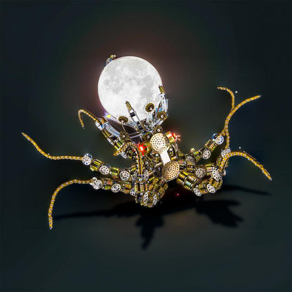 Desktrim™ | Galactic Kraken 3D Metal Steampunk Puzzle