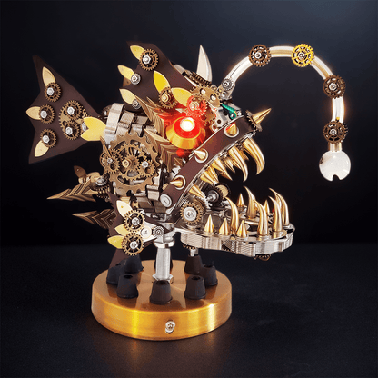 Desktrim™ | DIY 3D Mechanical Anglefish Metal Model Puzzles Building Block Set 1064PCS+