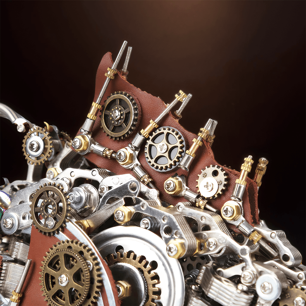 Desktrim™ | DIY 3D Mechanical Anglefish Metal Model Puzzles Building Block Set 1064PCS+