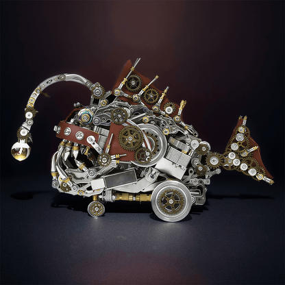 Desktrim™ | DIY 3D Mechanical Anglefish Metal Model Puzzles Building Block Set 1064PCS+