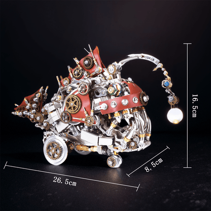 Desktrim™ | DIY 3D Mechanical Anglefish Metal Model Puzzles Building Block Set 1064PCS+