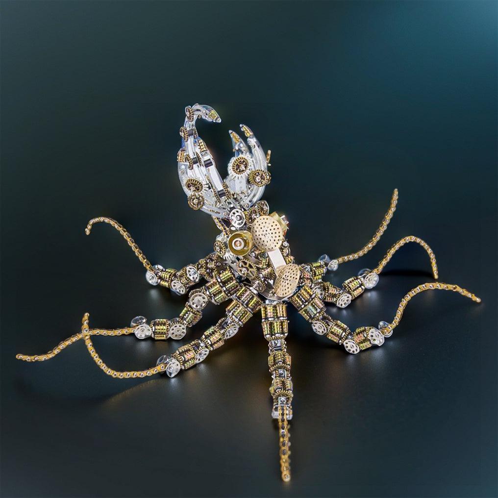 Desktrim™ | Galactic Kraken 3D Metal Steampunk Puzzle