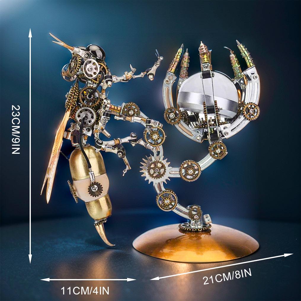 Desktrim™ | Luminous Steampunk Wasp Mechanical Model Kit