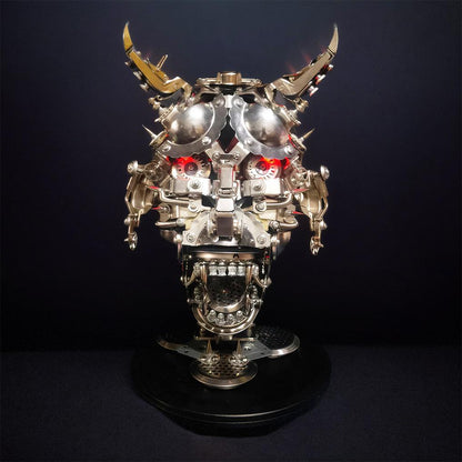 Desktrim™ | DIY 3D Mechanical Punk Hannya Japanese Ghast Mask Metal Puzzles Assembly Model