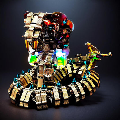 Desktrim™ | Lifelike Mechanical Cobra 3D Metal DIY Model Kit