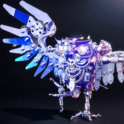 Desktrim | 3D Nocturnal Owl DIY Steampunk Metal Assembly Animal Model