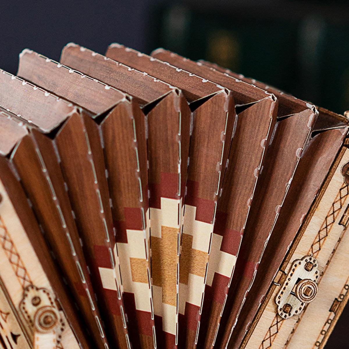Desktrim™ | Melodic Accordion - Musical Wooden Model Kit