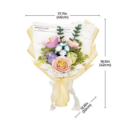 Desktrim™ | Romantic Floral Bouquet DIY 3D Puzzle