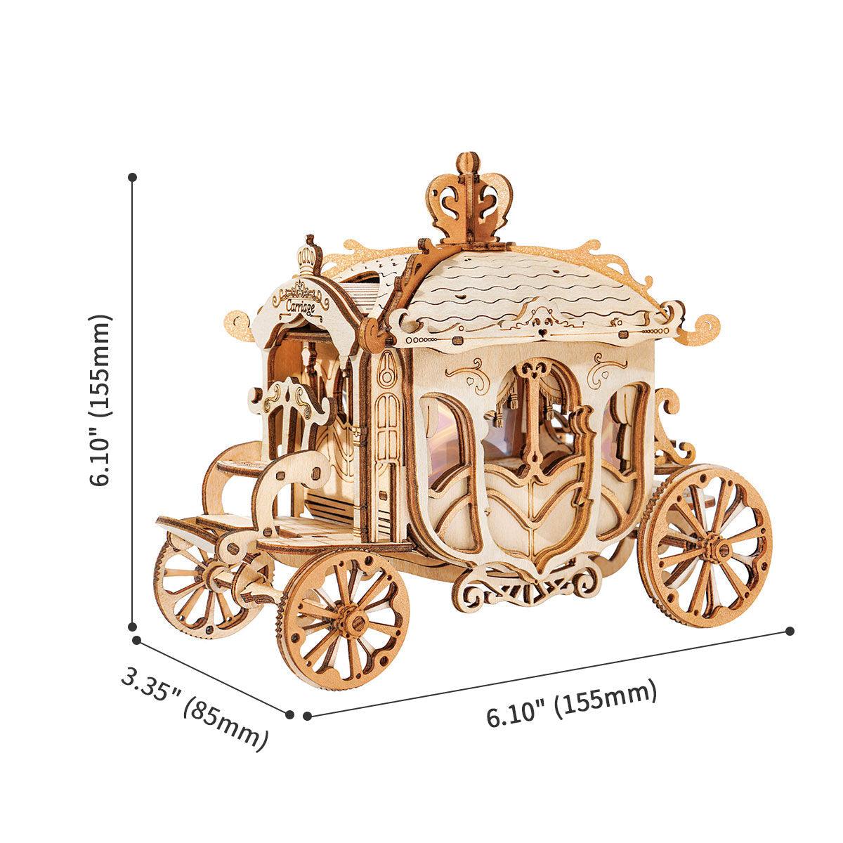 Desktrim™ | Royal Carriage - Vintage 3D Wooden Model Kit