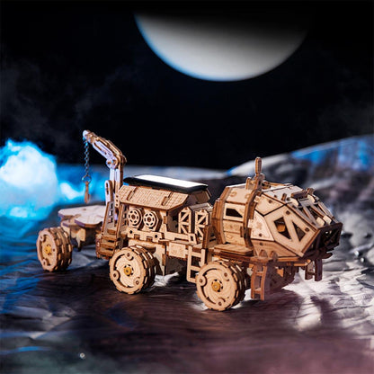 Desktrim™ | Solar Explorer Rover - Educational STEM Wooden Model Kit