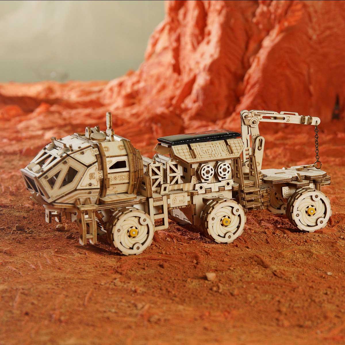 Desktrim™ | Solar Explorer Rover - Educational STEM Wooden Model Kit
