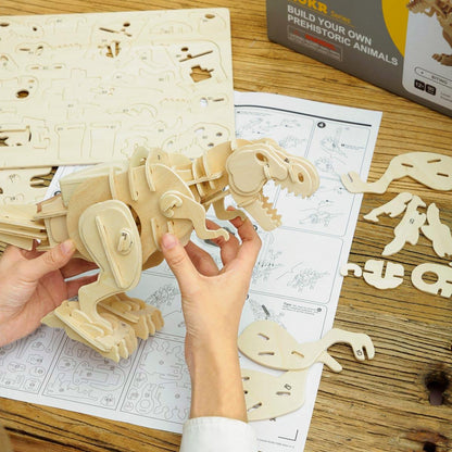 Desktrim™ | Sound Command Rex - Interactive T-Rex Building Kit