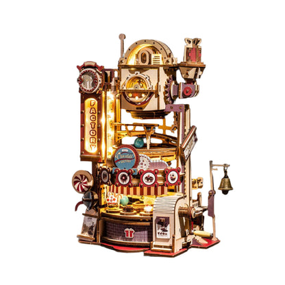 Desktrim™ | Sweet Factory Marble Run - 3D Wooden Puzzle