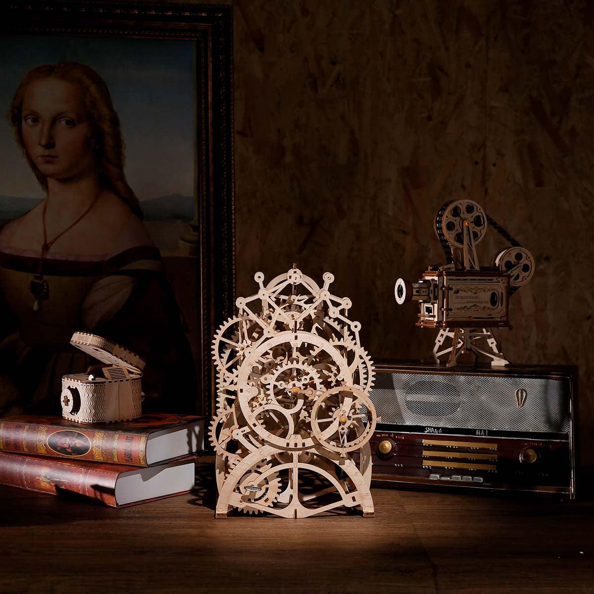 Desktrim™ | Temporal Craftsman Functional Wooden Pendulum Clock Kit