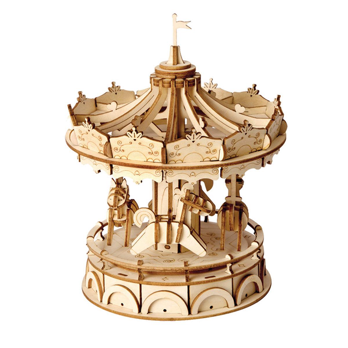 Desktrim™ | Vintage Carousel 3D Wooden Puzzle