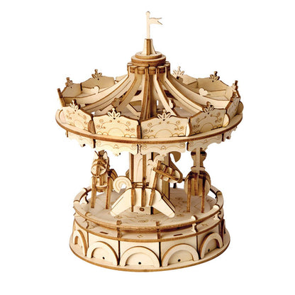 Desktrim™ | Vintage Carousel 3D Wooden Puzzle