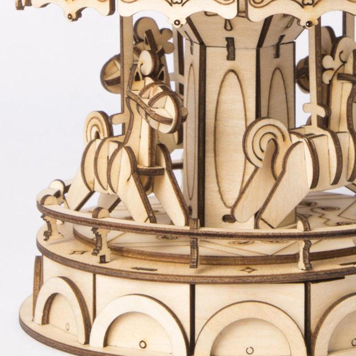 Desktrim™ | Vintage Carousel 3D Wooden Puzzle