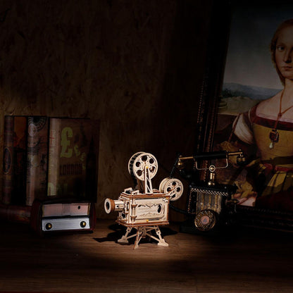 Desktrim™ | Vintage Vitascope - DIY Wooden Movie Projector