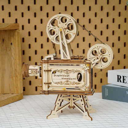 Desktrim™ | Vintage Vitascope - DIY Wooden Movie Projector