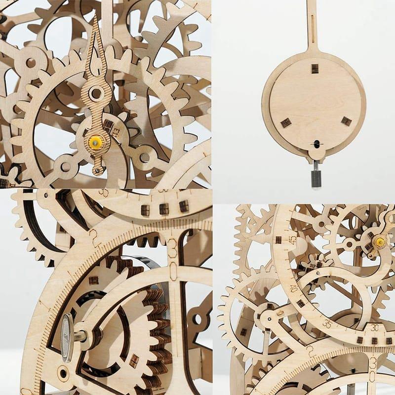 Desktrim™ | Temporal Craftsman Functional Wooden Pendulum Clock Kit