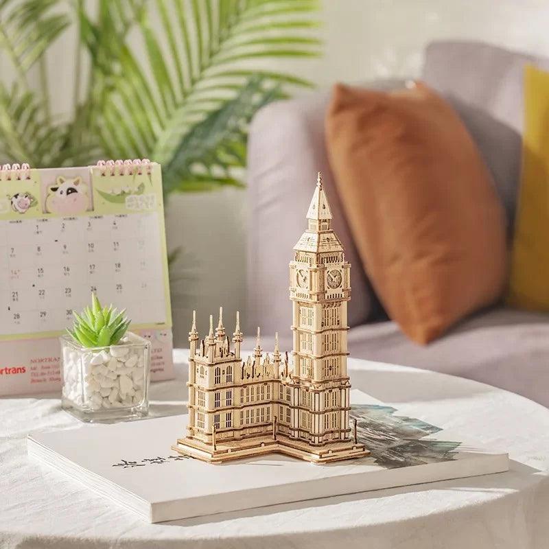 Desktrim™ | Illuminated Tower Bridge 3D Wooden Puzzle