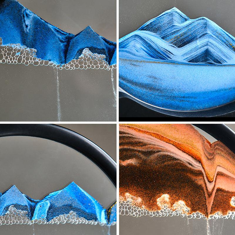 Desktrim™ | Tranquility Flow - 3D Rotating Sand Art