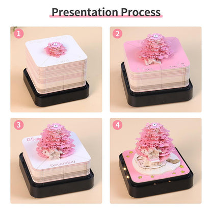 Desktrim™ | 3D Art Memo Pad & Calendar