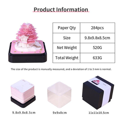 Desktrim™ | 3D Art Memo Pad & Calendar