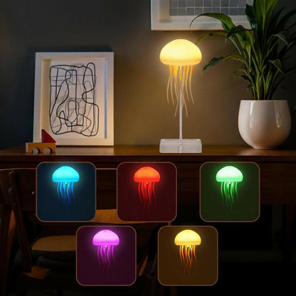 Desktrim™ | 7-Color Changing LED RGB Night Light Jellyfish Lamp with Sound Activation
