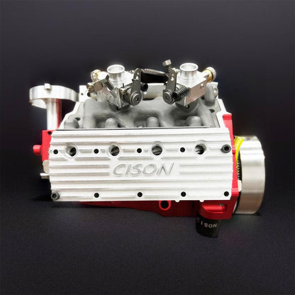 Desktrim™ | DIY 1/6 Gasoline Flathead 4-Stroke V8 Water-Cooled Engine 44CC Model Kit That Works