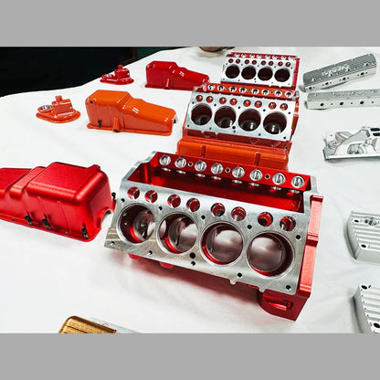 Desktrim™ | DIY 1/6 Gasoline Flathead 4-Stroke V8 Water-Cooled Engine 44CC Model Kit That Works