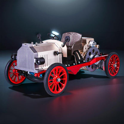 Desktrim™ | DIY Educational Metal Mechanical Classic Car Mini Electric Single-cylinder Engine Assembly Kit
