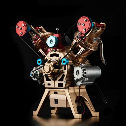 Desktrim™ | DIY Full Metal V2 Car Engine Assembly Kit that Work
