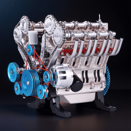 Desktrim™ | DIY Full Metal V8 Engine Model Kit RC 1: 3 Mini V8 Motor That Run 500+Pcs