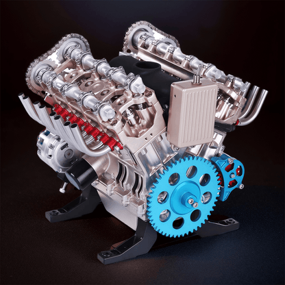 Desktrim™ | DIY Full Metal V8 Engine Model Kit RC 1: 3 Mini V8 Motor That Run 500+Pcs