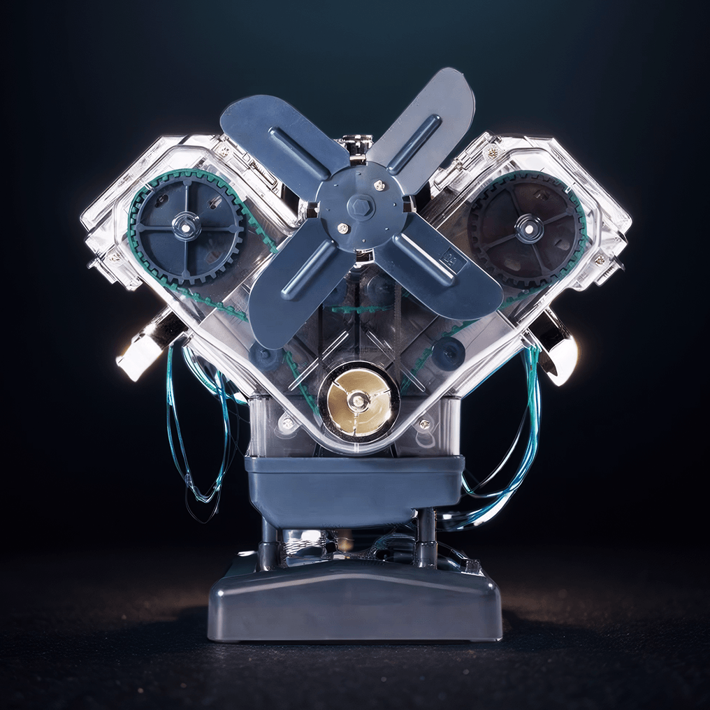 Desktrim™ | DIY Mini V8 Engine Model Kit Working Miniature Motor