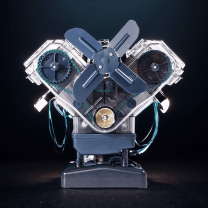 Desktrim™ | DIY Mini V8 Engine Model Kit Working Miniature Motor