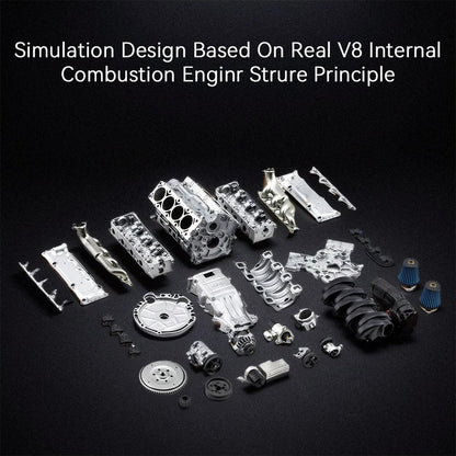 Desktrim™ | DIY Mini Motor V8 Engine RC Performance V8 Engine