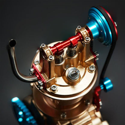 Desktrim™ | DIY Single-cylinder Car Engine Assembly Kit Build Kit Gift Toy for Collection