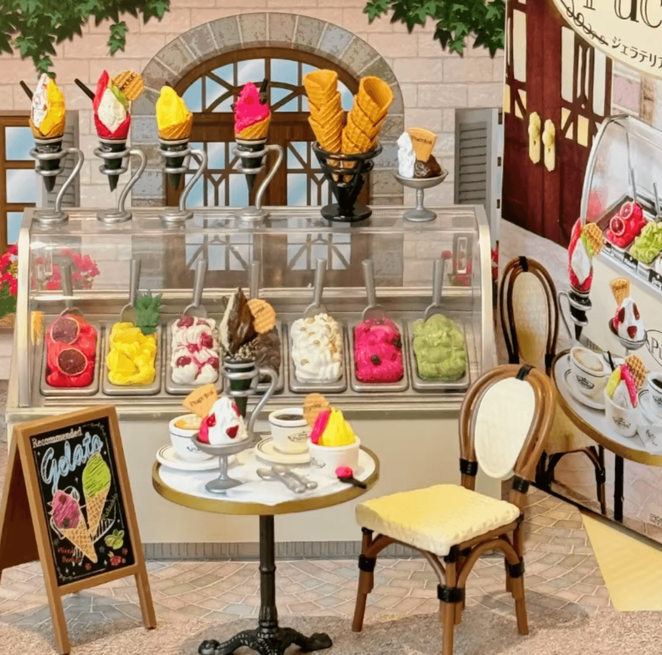 Desktrim™ | Ice Cream Cone Shop The Desired Old Shop Miniature