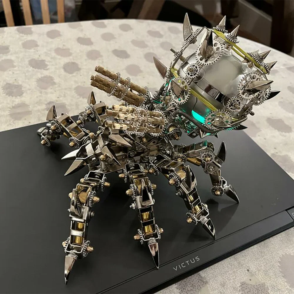 Desktrim™ | DIY 3D Metal Tarantula with Black Speaker Puzzle Model Kit 1000+PCS