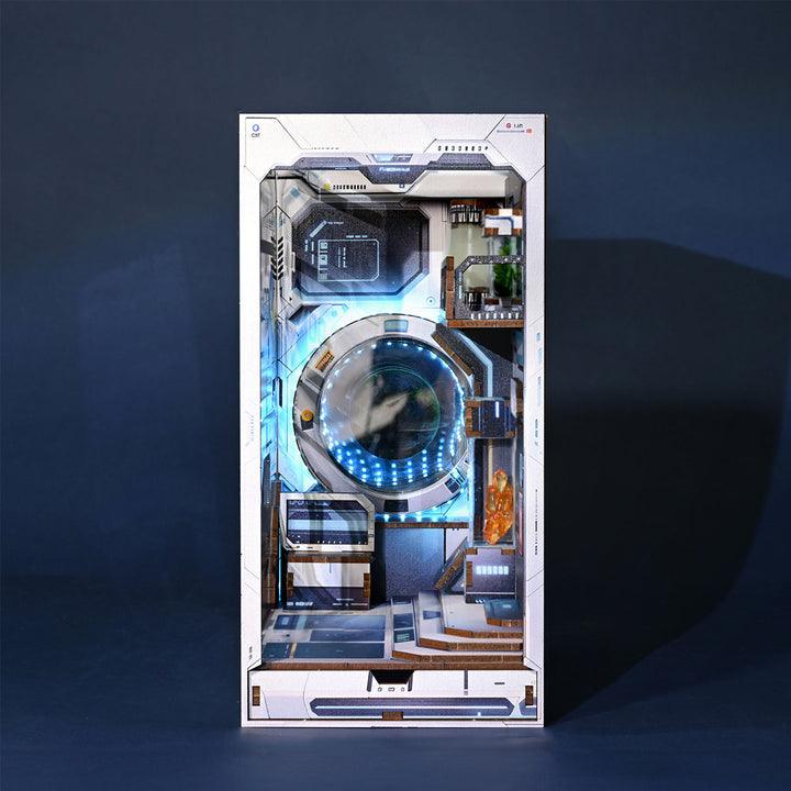 Desktrim™ | Diy Book Nook Shelf - Alien Hub Sci-Fi