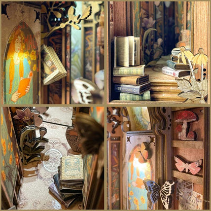 Desktrim™ | Diy Book Nook Shelf - Butterfly of the Unknow Lands