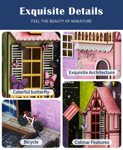 Desktrim™ | Diy Book Nook Shelf - Dreamland Of Alsace