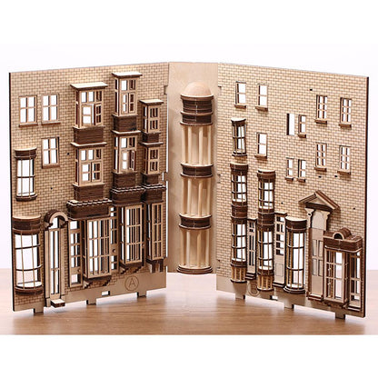 Desktrim™ | Diy Book Nook Shelf - Ancient Street