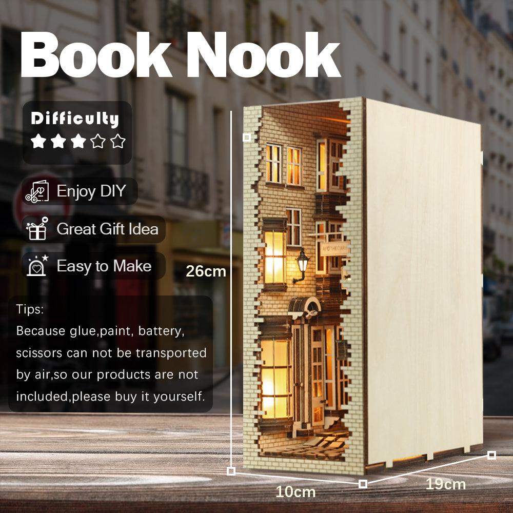 Desktrim™ | Diy Book Nook Shelf - Ancient Street