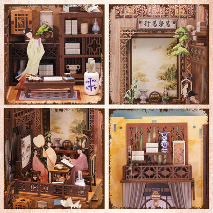 Desktrim™ | Diy Book Nook Shelf - Rhyme Bookstore