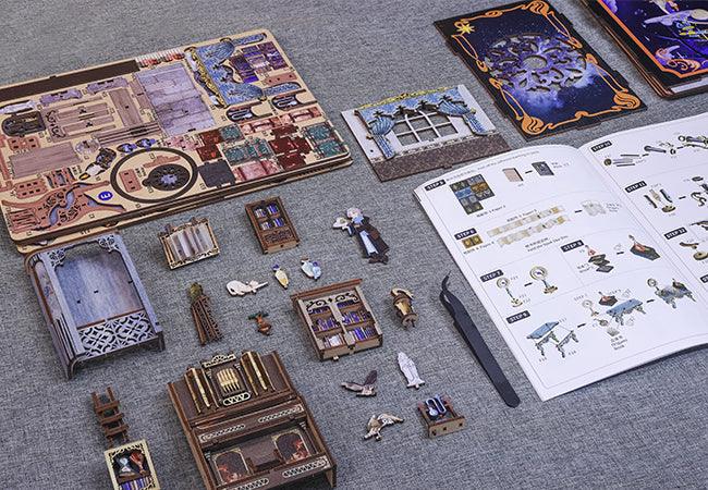 Desktrim™ | Diy Book Nook Shelf - The Nebula Rest Room